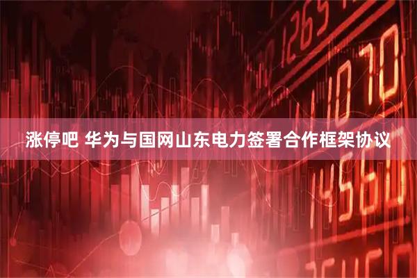涨停吧 华为与国网山东电力签署合作框架协议